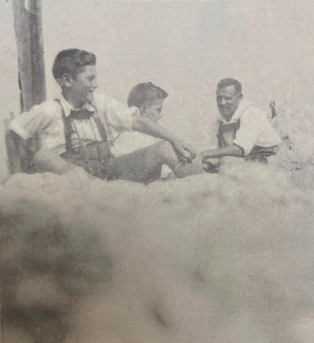 Kurt Klein on a mountaintop near Oberammergau, Bavaria, in 1933 Kurt Klein
