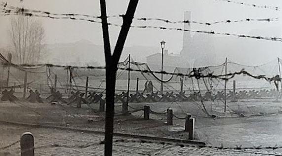 No man’s land between East and West Germany