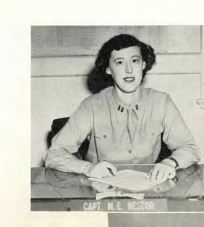 Capt. Marian E. Nestor (MISLS WAC Detachment CO)