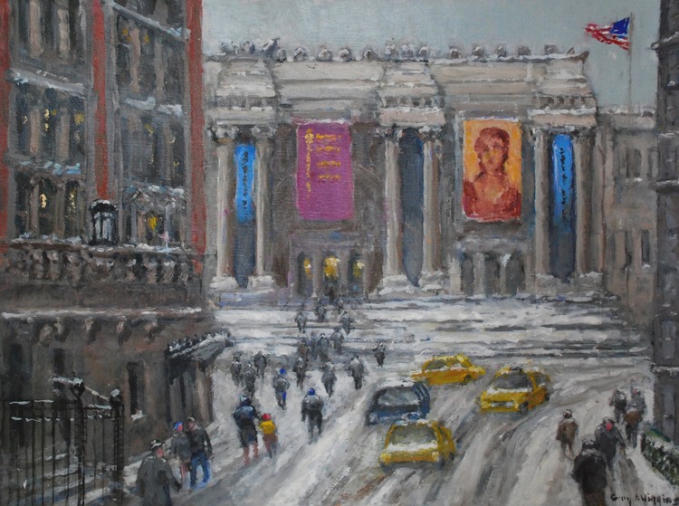 This picture of the Metropolitan Museum in Manhattan is one of my favorites
