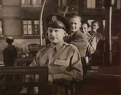 Eric Waldman attending military training