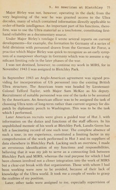 Page scan from Codebreakers citing Camp Ritchie / Slusser (RB Archive; Internet Archive).