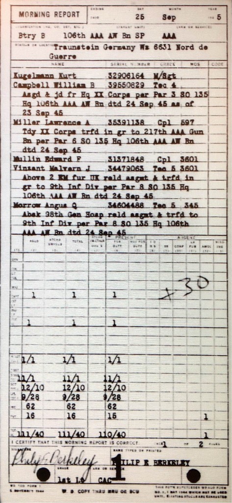 File:Morning Report BtryB 106th AAA Kugelmann 1945-09-25.jpg