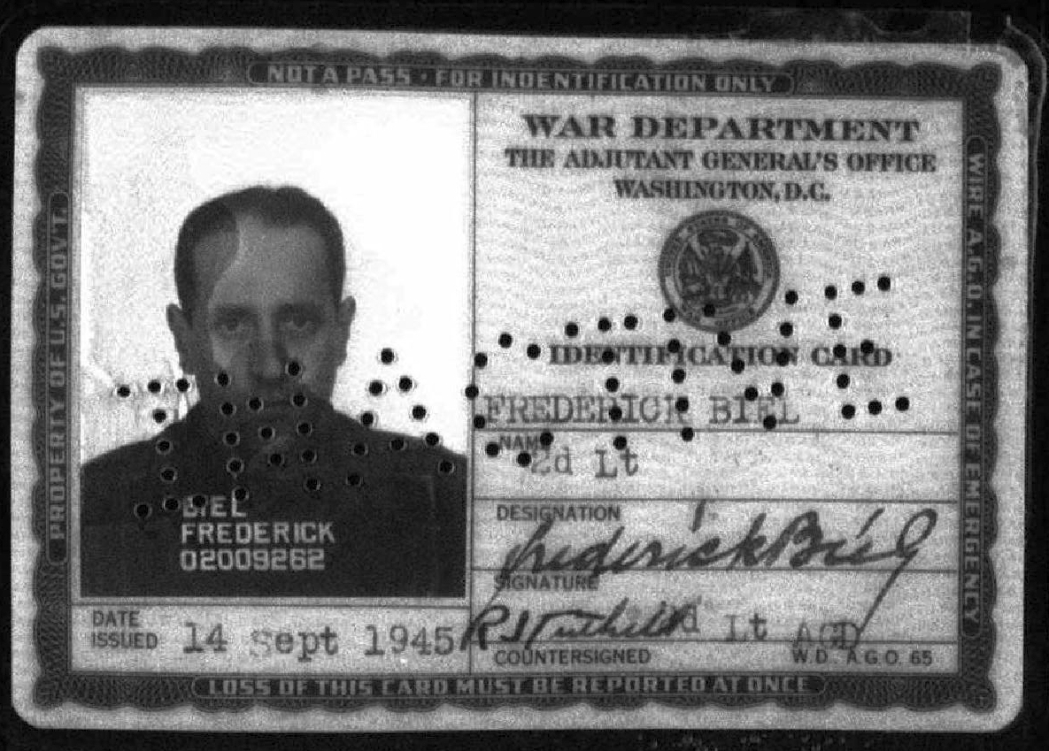 Per his separation document, he served in the European Theater of Operations in France, Belgium, Holland and Germany as an Military Intelligence Officer with team MII-457, He was in charge of military interpreter supervising and coordinating the collection of military intelligence from civilians and enemy military personnel