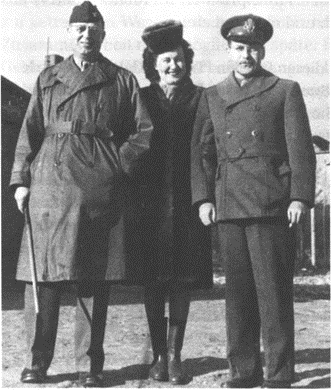 Colonel Philips, Commanding Officer Camp King, then in Pullach with Jo Ann and E