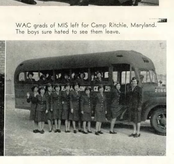 WAC MIS grads leaving for Camp Ritchie