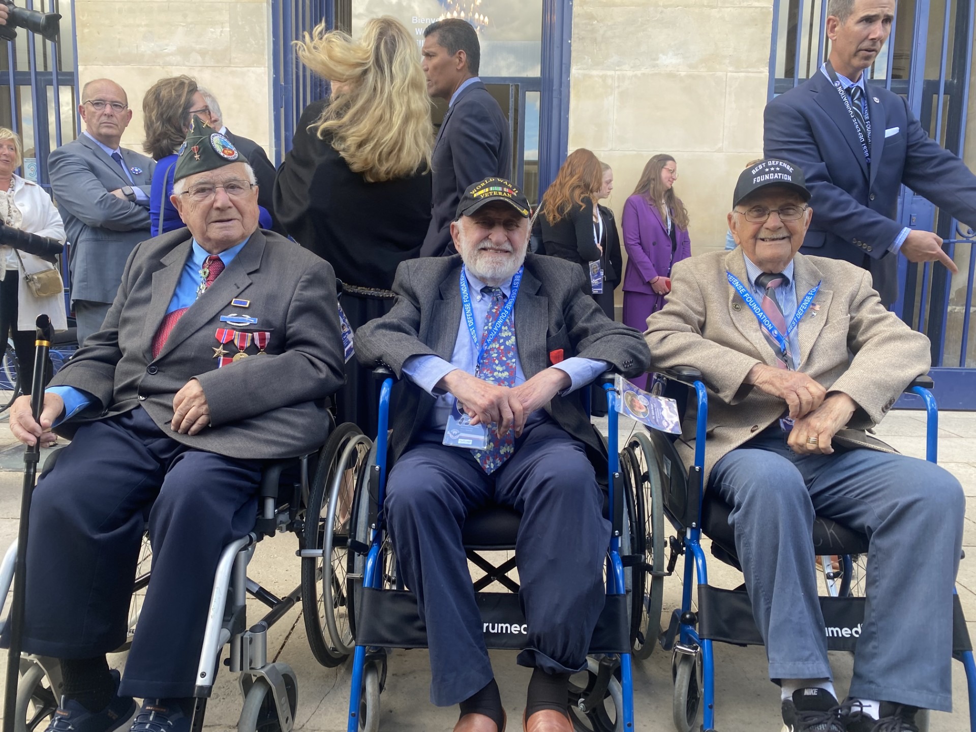 Ritchie Boy Gideon Cantor during the 2024 D-Day Commemoration Ceremonies