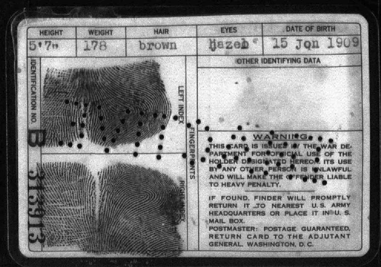 Per his separation document, he served in the European Theater of Operations in France, Belgium, Holland and Germany as an Military Intelligence Officer with team MII-457, He was in charge of military interpreter supervising and coordinating the collection of military intelligence from civilians and enemy military personnel