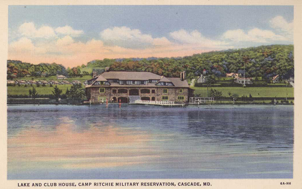 Camp Ritchie postcard view (RB Archive)